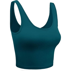 Top Deportivo Corto con Cuello Redondo para Mujer, para Yoga, Gimnasio, Fitness, Ejercicio, Ropa Deportiva, Venta al Por Mayor, Entrenamiento Atlético, Ejercicio, Running - Product Image 2