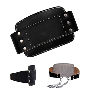 Wholesale Fitness Body Building Weight Lifting Dip <b>Belt</b> Leather Gym Waist Trainer Dip <b>Belts</b> For Adult Wholesale 2026 New Arrival - Product Image 3