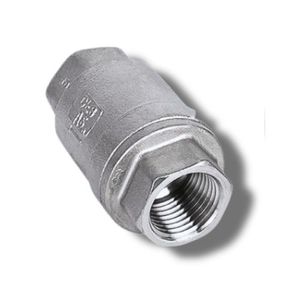 Échantillon GRATUIT : Vanne de retenue verticale à visser manuelle 2 pièces avec extrémité à bride pour eau/huile -20°C~200°C - Product Image 2