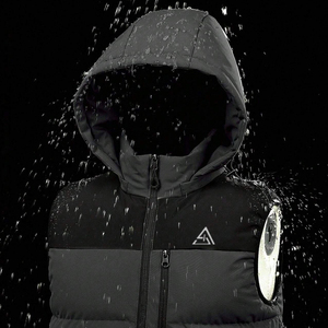 เสื้อกั๊กผู้ชายแบบไม่มีแขนสำหรับฤดูหนาว เสื้อโค้ทกันหนาวแบบพอง สำหรับผู้ชาย ขายส่ง - Product Image 3