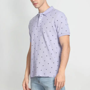 เสื้อโปโลแขนสั้นผู้ชายขายดีประจำฤดูร้อน ผ้าฝ้าย 100% พิมพ์ลายสำหรับเสื้อเชิ้ตแบบกำหนดเอง เสื้อกอล์ฟ เสื้อผ้าออกกำลังกาย - Product Image 2