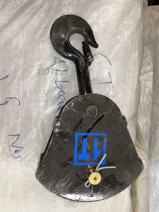 ตะขอเกี่ยวเครน EOT รับน้ำหนัก 1 ตัน ผลิตจากเหล็ก MS รีดร้อนเคลือบสังกะสี ยี่ห้อ CMK ตะขอเกี่ยวเครนสำหรับงานหนัก บรรจุกล่อง แพ็ค OEM - Product Image 4