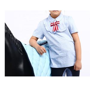 Vente en gros Pantalon d'équitation en denim taille haute personnalisé pour enfants Culotte d'équitation extensible dans les 4 sens Vêtements de sport avec poches - Product Image 2