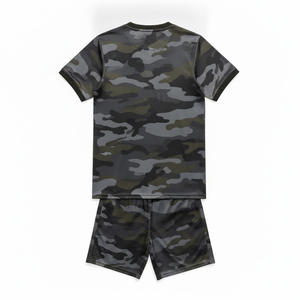 Maillot de football personnalisé avec nom d'équipe imprimé par transfert thermique, kit d'uniforme de football, usine OEM, vente en gros, séchage rapide, anti-UV - Product Image 2