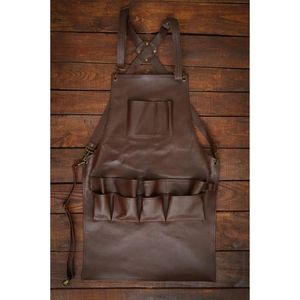Leather Woven Sleeveless Welding <b>Work</b> <b>Apron</b> Heat & Flame Resistant Heavy Duty Durable Safety Daily Use - Product Image 6