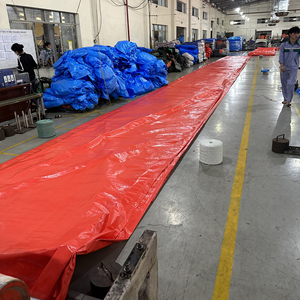 Bâche en PE orange écologique, tissée, poids moyen, imperméable, résistante aux UV, robuste, résistante aux déchirures, pare-vent pour - Product Image 3