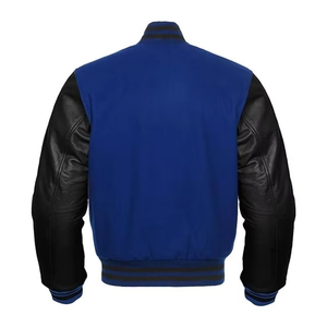 OEM Fully Customized Luxury Chenille Embroidery Leather Latterman Varsity Jacket for Man - Product Image 3