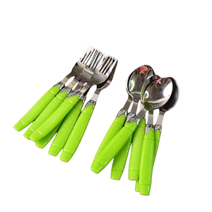 Ensemble de couverts de luxe en acier inoxydable 304 18/10, élégant et moderne, style occidental, 1010 cuillères à café et fourchettes, pour hôtel, compatible lave-vaisselle - Product Image 4
