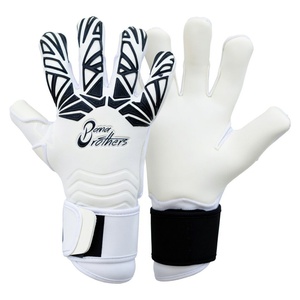 Guantes de Portero de Látex con Agarre de Tigre de Alta Calidad, Inyectados con Caucho Blanco y Negro, para Entrenamiento Profesional y Partidos - Product Image 1