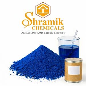 Colorant en poudre Shramik Chemicals Direct Blue 86 C.I. 74180 CAS 1330-38-7 Soluble dans l'eau Pureté 100% pour la teinture textile, le coton et le papier - Product Image 1
