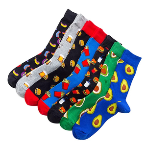 Chaussettes tendance créatives de haute qualité pour femmes, chaussettes à motifs de dessins animés, respirantes, grande taille, chaussettes en coton à tube haut - Product Image 1