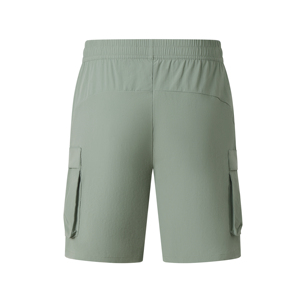 Nuevos pantalones cortos deportivos personalizados verde claro de alta calidad, sublimados en malla, informales, para baloncesto y correr, 5 pulgadas por encima de la rodilla, transpirables, para hombre. - Product Image 2
