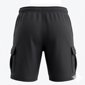 Men Athletic Cargo Shorts Quick Dry Gym Workout Running Shorts with Side Pockets Men’s Navy Blue Cargo Gym Shorts Quick Dry - Product Image 1