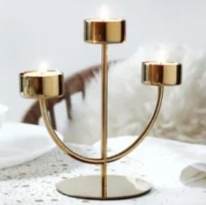 Gold Plated Finishing Metal Votive Holder Classic Style Wedding & Dinner <b>Parties</b> <b>Decoration</b> <b>Tea</b> Light Candle Holder Usage - Product Image 4