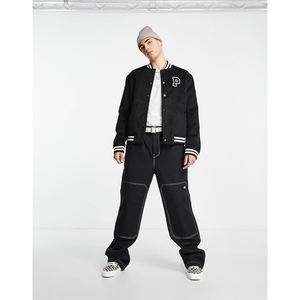 Chaqueta Universitaria Personalizada, Chaquetas para Hombre con Talla Personalizada, Chaqueta Deportiva con Letras del Equipo, Materiales de Alta Calidad, Chaqueta Universitaria para Hombre - Product Image 3