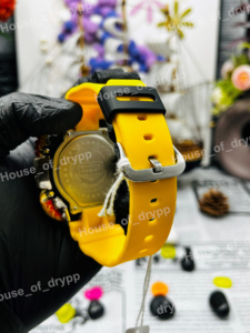 Montre numérique Iced Out avec design Dragon, diamants Moissanite, bracelet jaune, montre de luxe tendance Hip Hop - Product Image 3