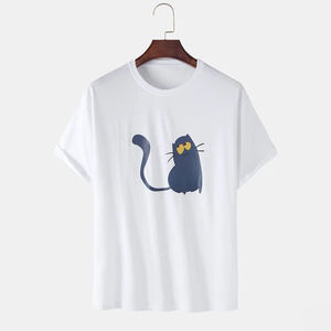 เสื้อยืดคอกลมทรงหลวมโอเวอร์ไซส์ ผ้าฝ้าย 100% คุณภาพพรีเมียม 240 แกรม ดีไซน์แบบสั่งทำพิเศษ ไหล่ตก ทรงบ็อกซี่ สำหรับผู้ชาย - Product Image 6