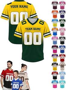 Camiseta de Fútbol Americano Personalizada para Mujer y Hombre, Ropa de Equipo, Nombre y Número, Camisetas Personalizadas - Product Image 2