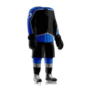 Uniforme de Hockey sobre Hielo 100% Poliéster, Ropa Deportiva Transpirable para Equipos con Conjunto de Jersey, Servicio OEM, Logotipo Personalizado - Product Image 3