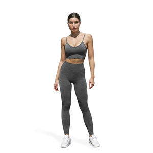 Ensemble de yoga de luxe sans couture, tenue de fitness taille haute, extensible et respirante - Product Image 5