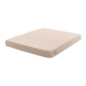 Parure de draps ajustés en coton beige naturel, luxe, effet délavé, doux, pour la maison et l'hôtel - Product Image 1