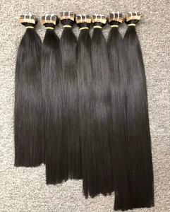 Extensiones de Cabello Humano 100% de la Mejor Calidad, con Cinta Adhesiva, Doble Trama, Puntas Gruesas y Llenas, para Uso Profesional, Disponibles para la Venta - Product Image 4