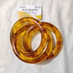 Chaîne murale ronde en résine jaune, nouvelle couleur, avec maillons personnalisables, meilleurs coloris et idéale pour la décoration de la maison et du bureau. - Product Image 2