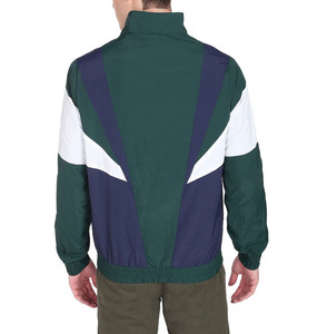 Men's Nylon Color Block <b>Jacket</b> Zipper Closure Stand Collar Sporty Windproof Windbreaker <b>Jacket</b> - Product Image 3