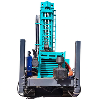 Foreuse hydraulique sur chenilles diesel 220V pour le forage de puits d'eau, le forage de roche, l'exploitation minière et les sondages