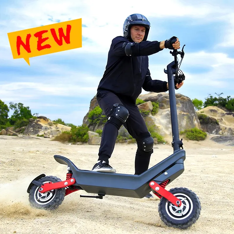 Meilleur X10 Achat 1000W 2000W scooter électrique tout terrain à deux grandes roues et double moteur vente de scooter électrique pliable et rapide pour adultes