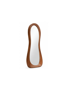 Decorative Wall <b>Mirror</b> <b>Irregular</b> Shape Solid Wood Minimalist Design Customized Size Modern Stylish Home Decor Hotel - Product Image 4