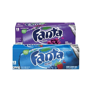 Fanta Berry, 12 Latas de 355ml, Contiene Menos del 2% de Sabores Naturales y Ácido Cítrico para Mantener la Estabilidad del Sabor, Venta al Por Mayor - Product Image 1