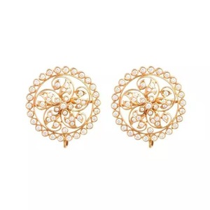 New Collection Yellow Gold Diamond <b>Earring</b> for Women Wedding Party and Festival Occasion <b>Fine</b> Jewelry Diamond <b>Earring</b> - Product Image 2