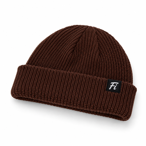 Unisex Custom Knit Cuffed Acrylic Slouchy Beanie Streetwear Private Fabric label Logo Beanies Fisherman Skull Hats Winter Cap - Product Image 5