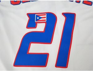Maillot de Porto Rico pour hommes, maillot de baseball classique pour les matchs mondiaux, chemise cousue - Product Image 5