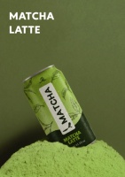 Prêt à boire Madam Hong 320ml TW Origin Sparkling Canned Matcha Latte, durée de conservation de 24 mois