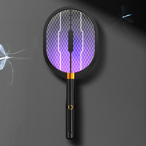 Matamosquitos Eléctrico 3 en 1, Potente Matamosquitos <span class=keywords><strong>de</strong></span> 3000V para el Hogar, Recargable por USB con Base <span class=keywords><strong>de</strong></span> Carga - Product Image 1