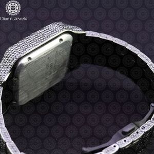 Charm Jewells – montre de luxe pour hommes, boîtier en acier inoxydable, cadran de 40mm, mouvement mécanique analogique, résistance à l'eau 10 bars, automatique - Product Image 4