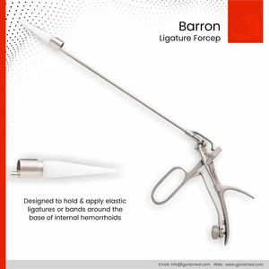 เครื่องมือผ่าตัดริดสีดวงทวารแบบใช้มือ รุ่นพรีเมียมเกรด แบรนด์ Barron พร้อมแกนถอดได้ ขนาด 9 นิ้ว ทำจากสแตนเลสสตีล - Product Image 6