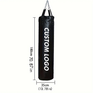 Sac de frappe suspendu en PU pour entraînement de boxe et fitness, avec remplissage de sable, idéal pour boxeurs - Meilleure vente, fournisseur fiable - Product Image 1