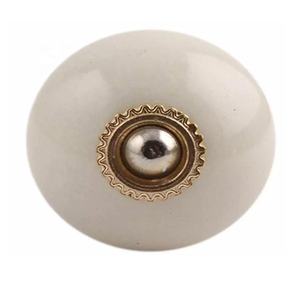 Tiradores de perilla de armario con forma de bola con incrustaciones de hueso para el hogar, oficina, cocina, perilla de armario, Natural acabado pulido, perilla de decoración de cajón disponible - Product Image 2