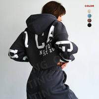 Ensemble de survêtement pour femme avec logo personnalisé, sweat-shirt et pantalon de jogging, ensemble de survêtement 2 pièces