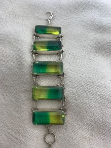 Top Quality Colorful Square Natural <b>Stone</b> Beaded <b>Bracelet</b> Brass Jewelry Gemstone Handmade Ethnic Jewelry For Women Best Price - Product Image 6