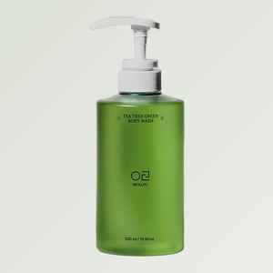 Gel douche WOLLYO coréen K-Beauty au thé vert anti-acné 500ml Fabriqué en Corée à base de plantes Pour tous types de peau - Product Image 4