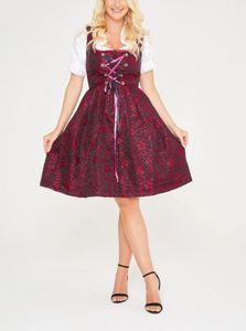 Robe traditionnelle bavaroise Dirndl, tenue allemande Trachten pour l'Oktoberfest, costume folklorique alpin pour femmes - Product Image 4