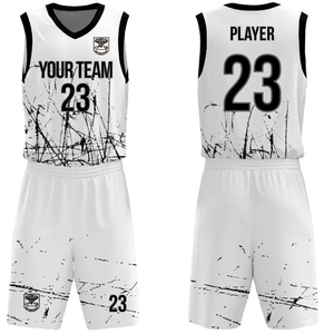 Nouveauté : uniforme de basket-ball personnalisé avec logo d'équipe, imprimé, taille plus, 100% polyester, couleurs et tailles personnalisées - Product Image 4