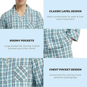 Night Suit V Neck Short Sleeve Shorts <b>Set</b> Drawstring Waist Soft Lightweight Summer Sleepwear - Product Image 3