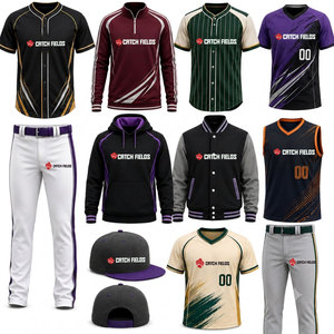 Unisex Custom Design <b>Baseball</b> Softball Uniform <b>Sets</b> Full Package Breathable Quick Dry Sports Wear Customized Name Number - Product Image 1