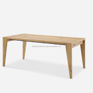 Contemporary Design Durable Wooden Modern Extendable Dining Table Set Home Apartment Farmhouse Villa Dining Rooms Furniture - Product Image 1