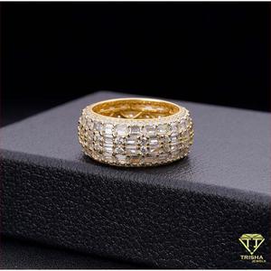 Bague de luxe en argent 925 avec diamant de laboratoire, design élégant et remarquable pour les détaillants de bijoux de boutique - Product Image 4